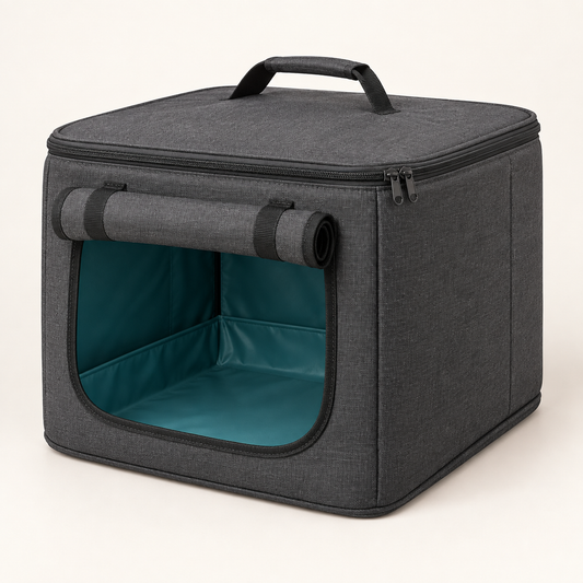 PawKittyGo – Bac à litière pliable de voyage pour chat