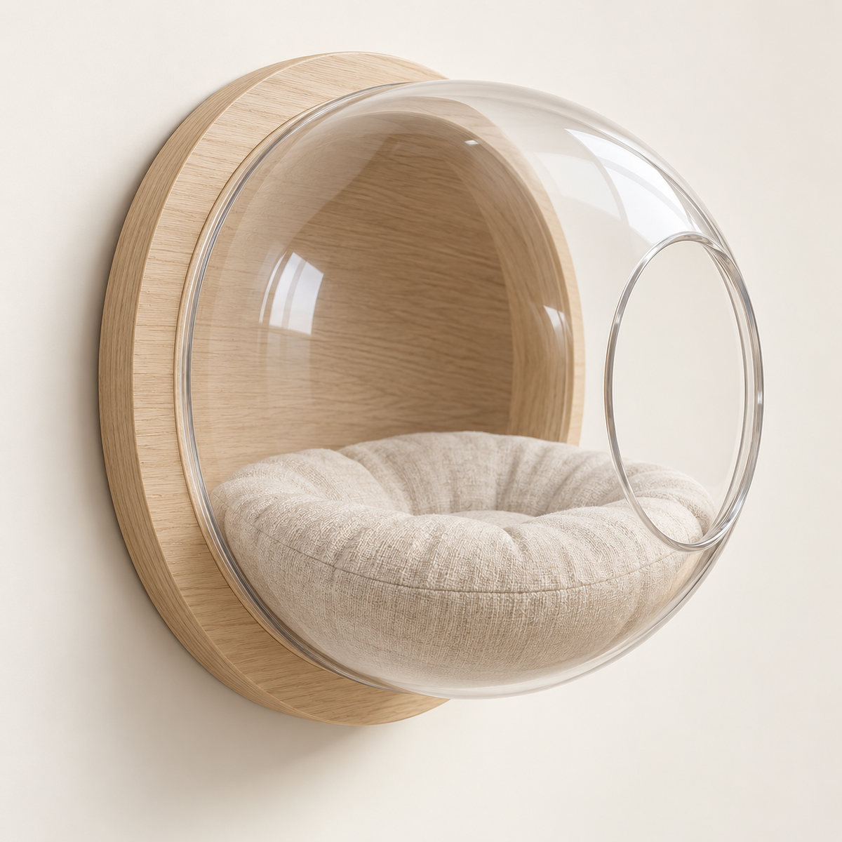 PawPod – Capsule murale transparente pour chat