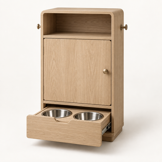 PawStorage – Station repas avec rangement pour chien et chat