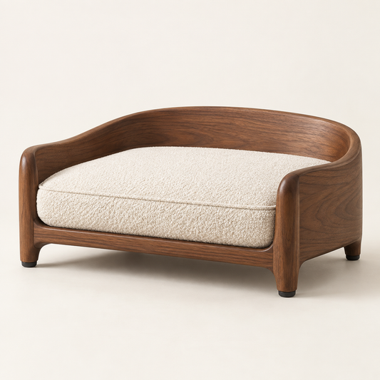 PawSofa – Canapé surélevé en bois pour chien et chat