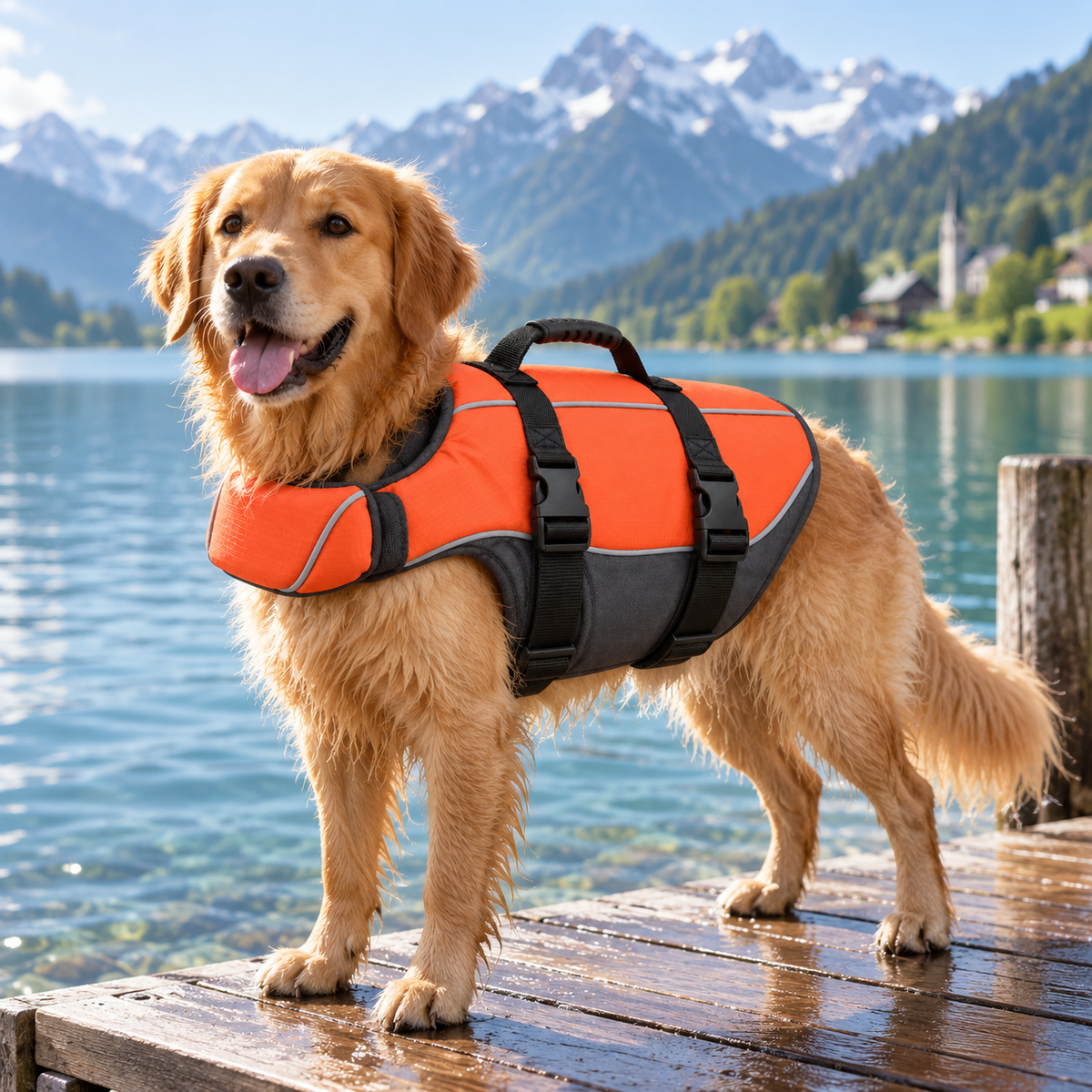 PawFloat – Gilet de sauvetage réfléchissant pour chien