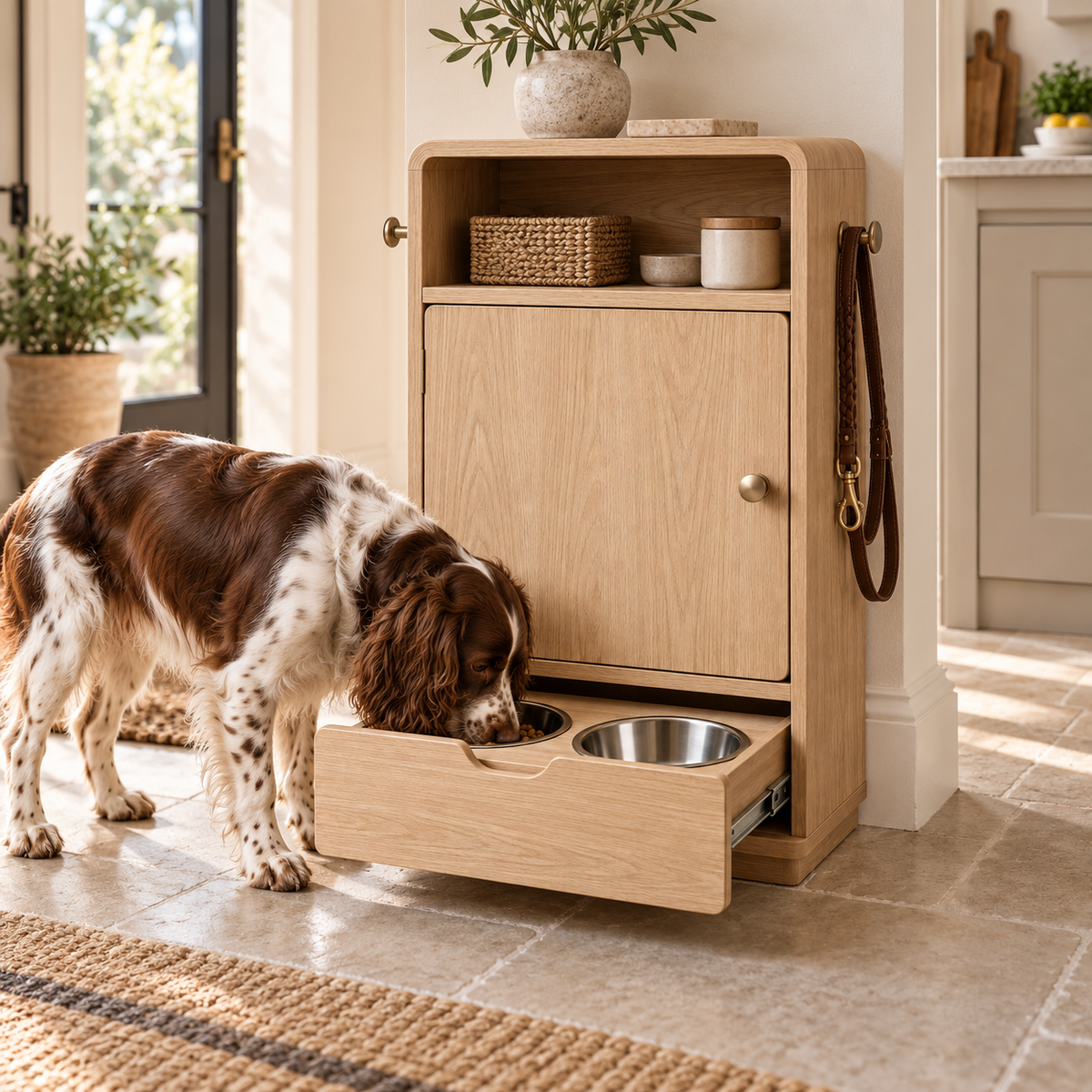 PawStorage – Station repas avec rangement pour chien et chat