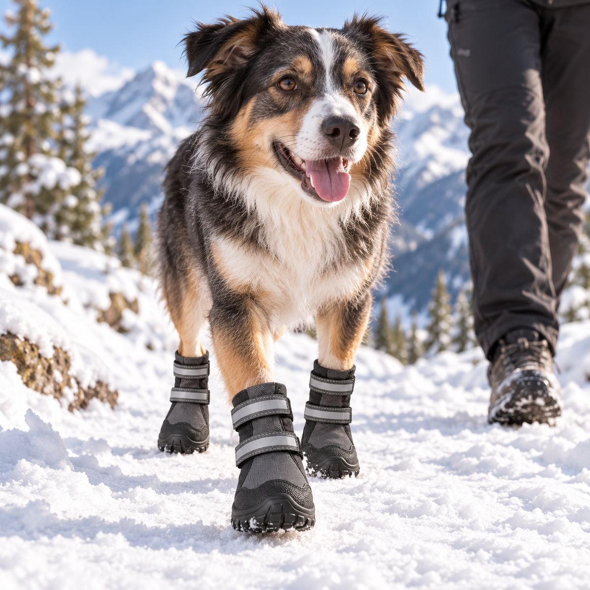 PawBoots – Bottines antidérapantes pour chien lot de 4