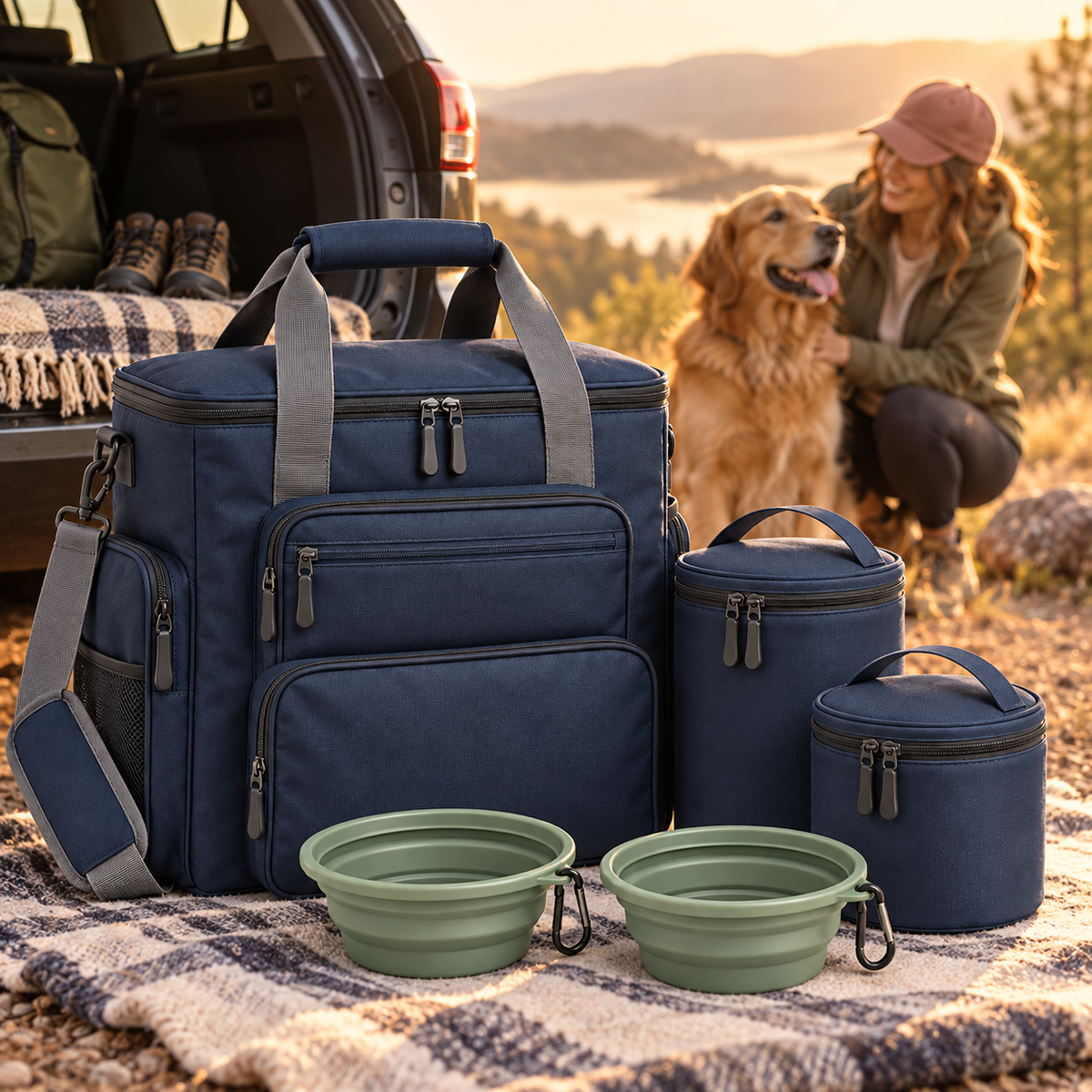 PawPack – Sac de voyage organisateur avec bols