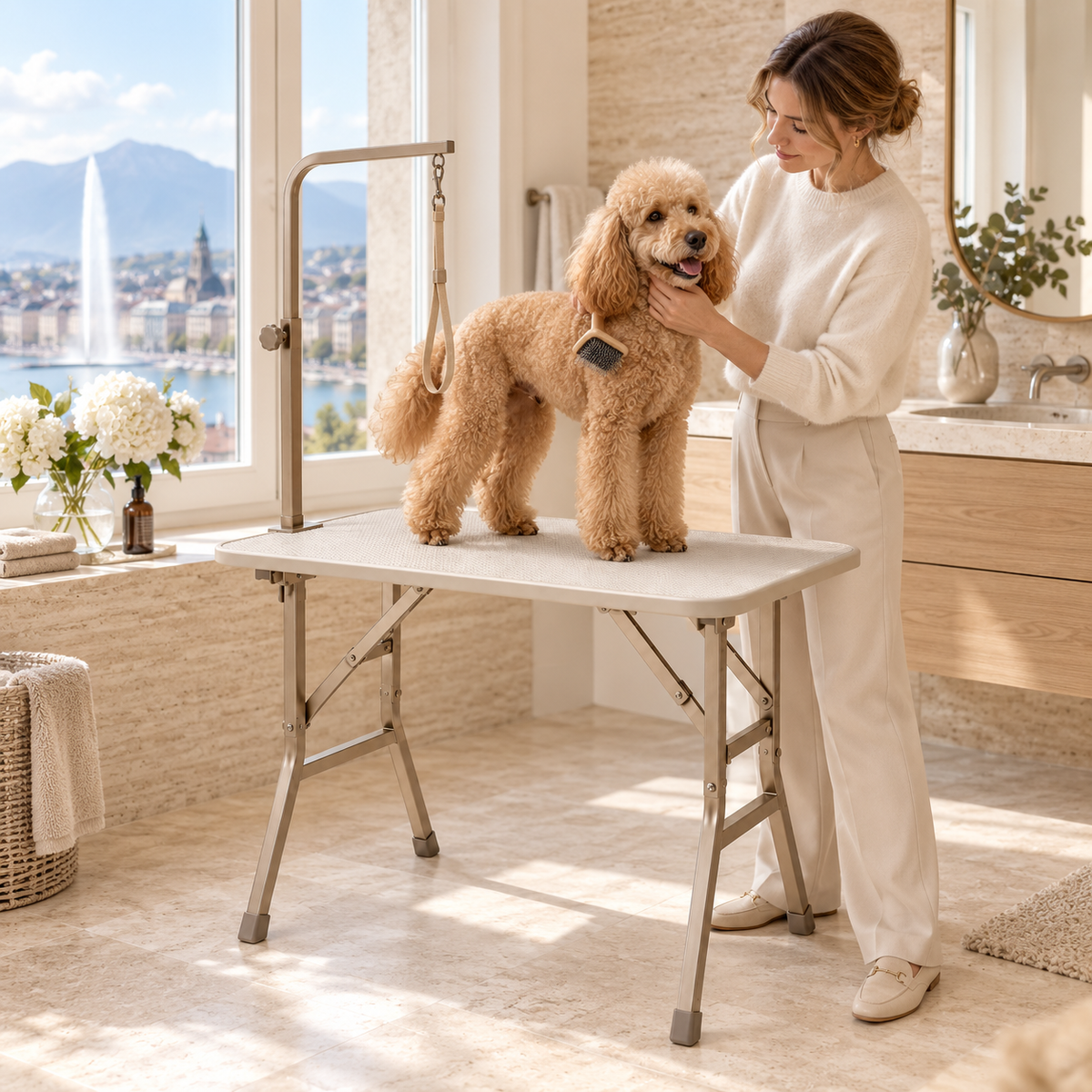 PawTable – Table de toilettage pliante pour chien et chat