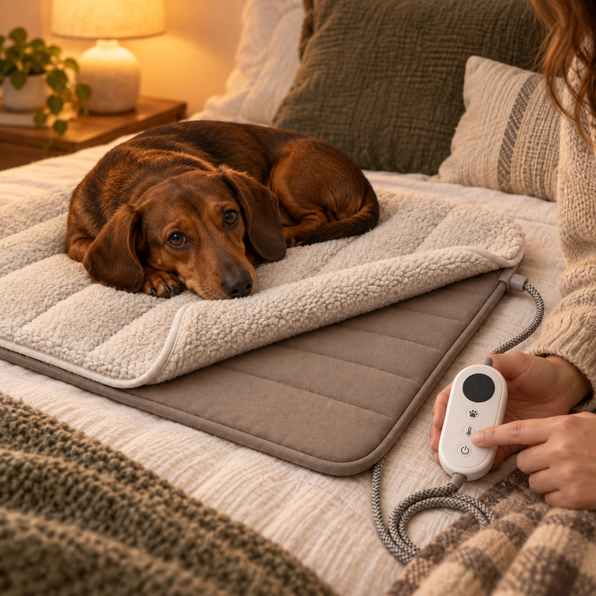 PawHeat – Tapis chauffant thermostatique pour chien et chat