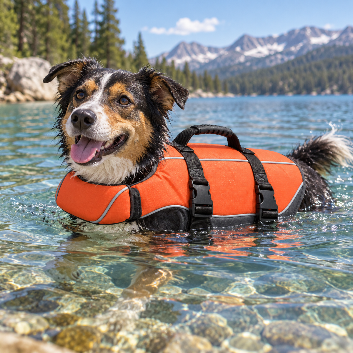 PawFloat – Gilet de sauvetage réfléchissant pour chien