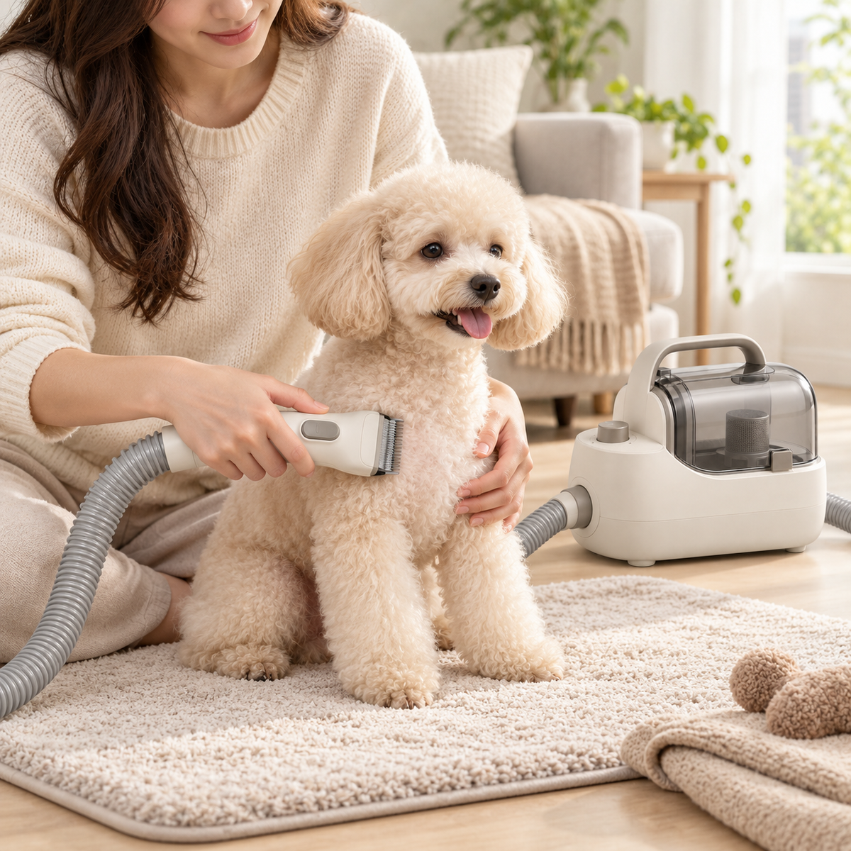 PawGroom – Aspirateur de toilettage 7-en-1 chien et chat
