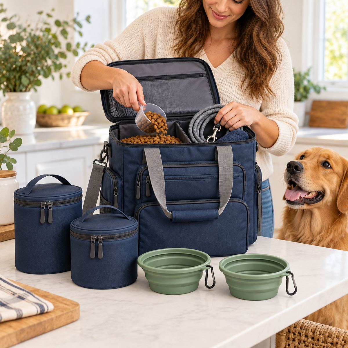 PawPack – Sac de voyage organisateur avec bols