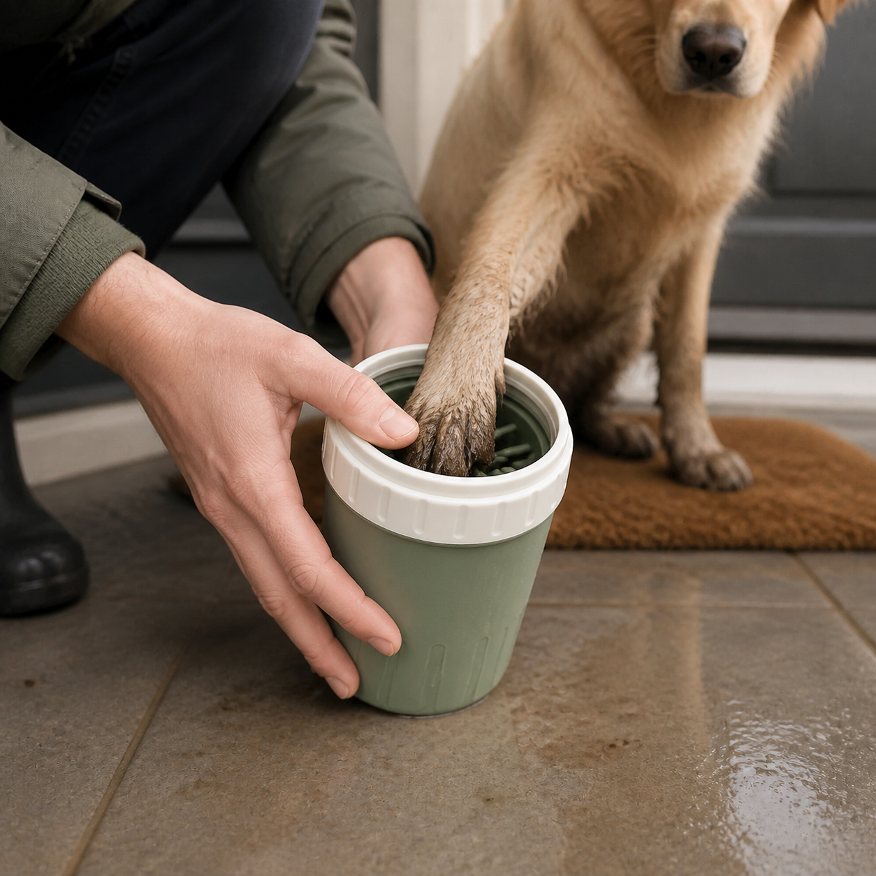 PawWash – Nettoie-pattes en silicone pour chiens