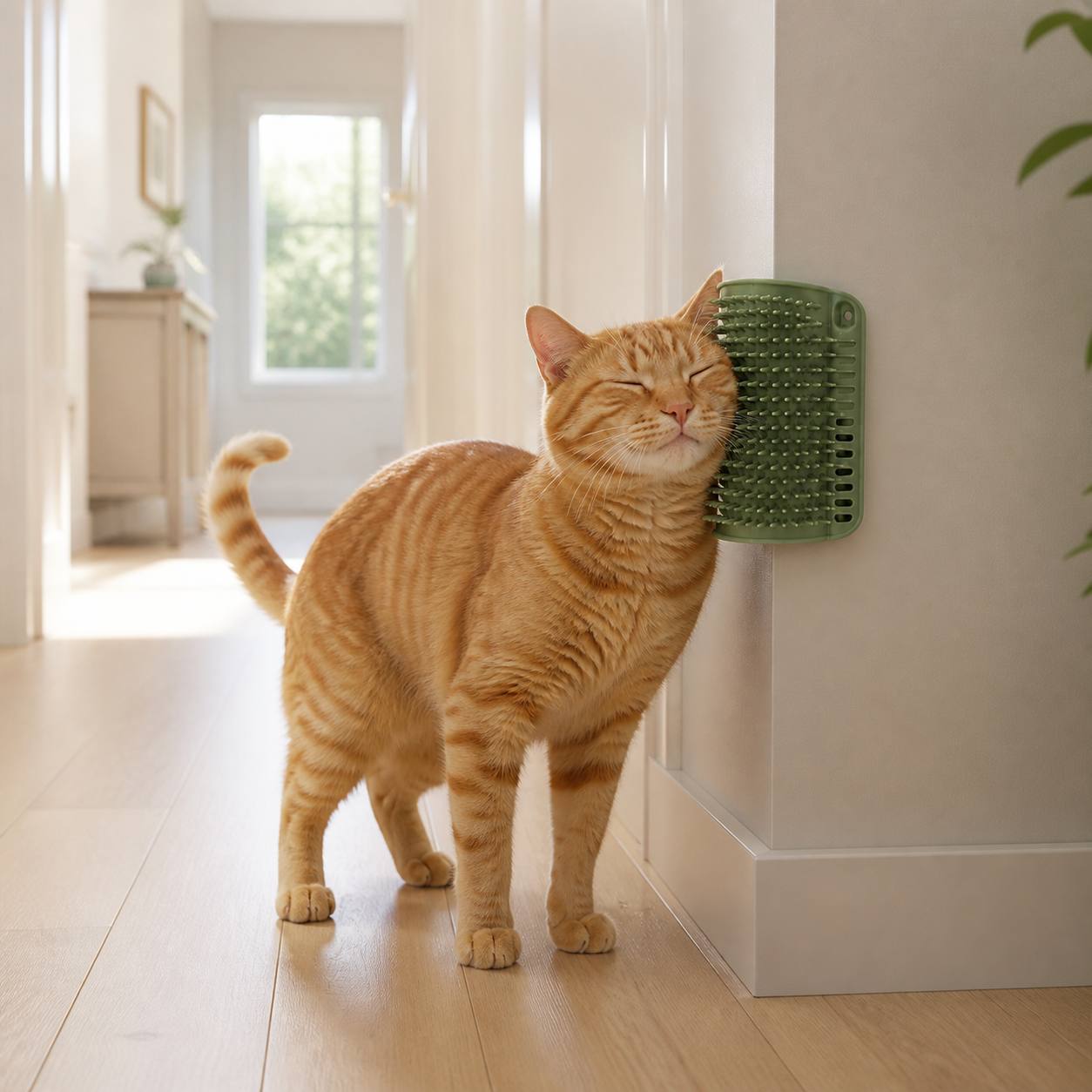 PawBrush – Brosse murale auto-toilettage pour chats