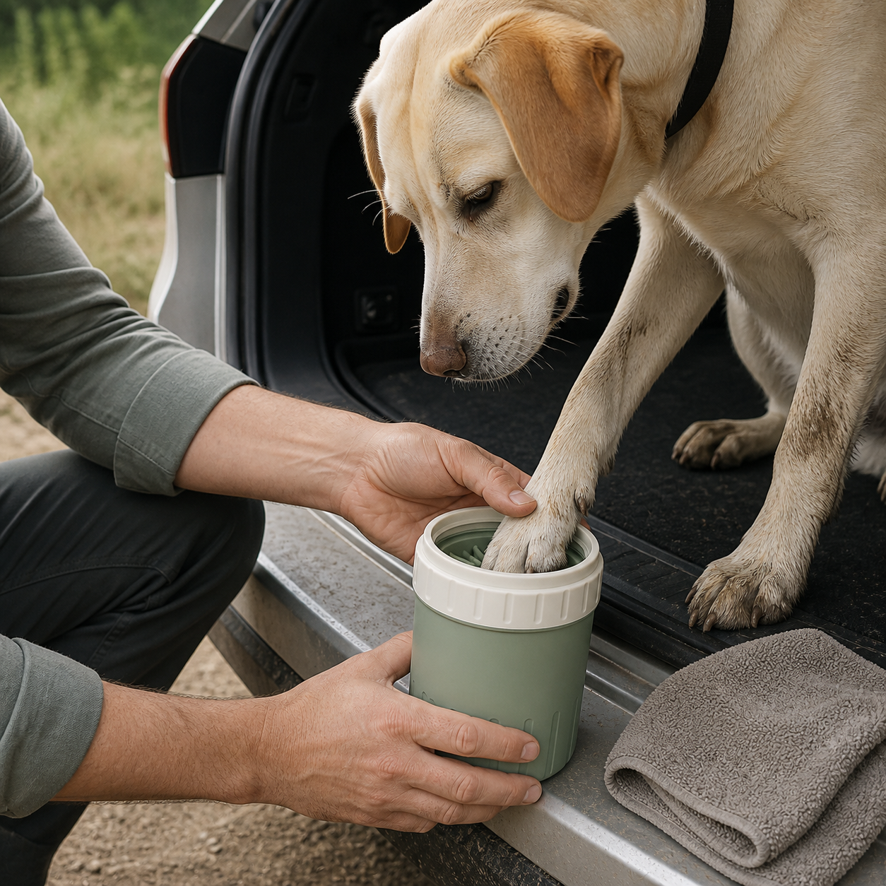 PawWash – Nettoie-pattes en silicone pour chiens