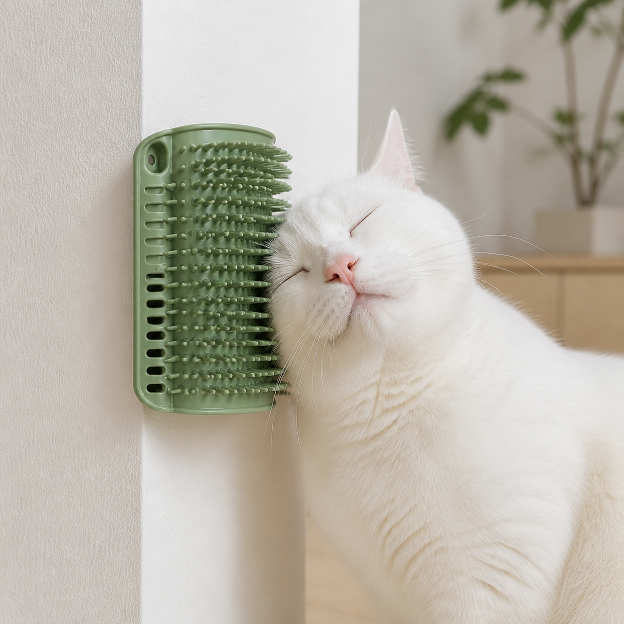 PawBrush – Brosse murale auto-toilettage pour chats