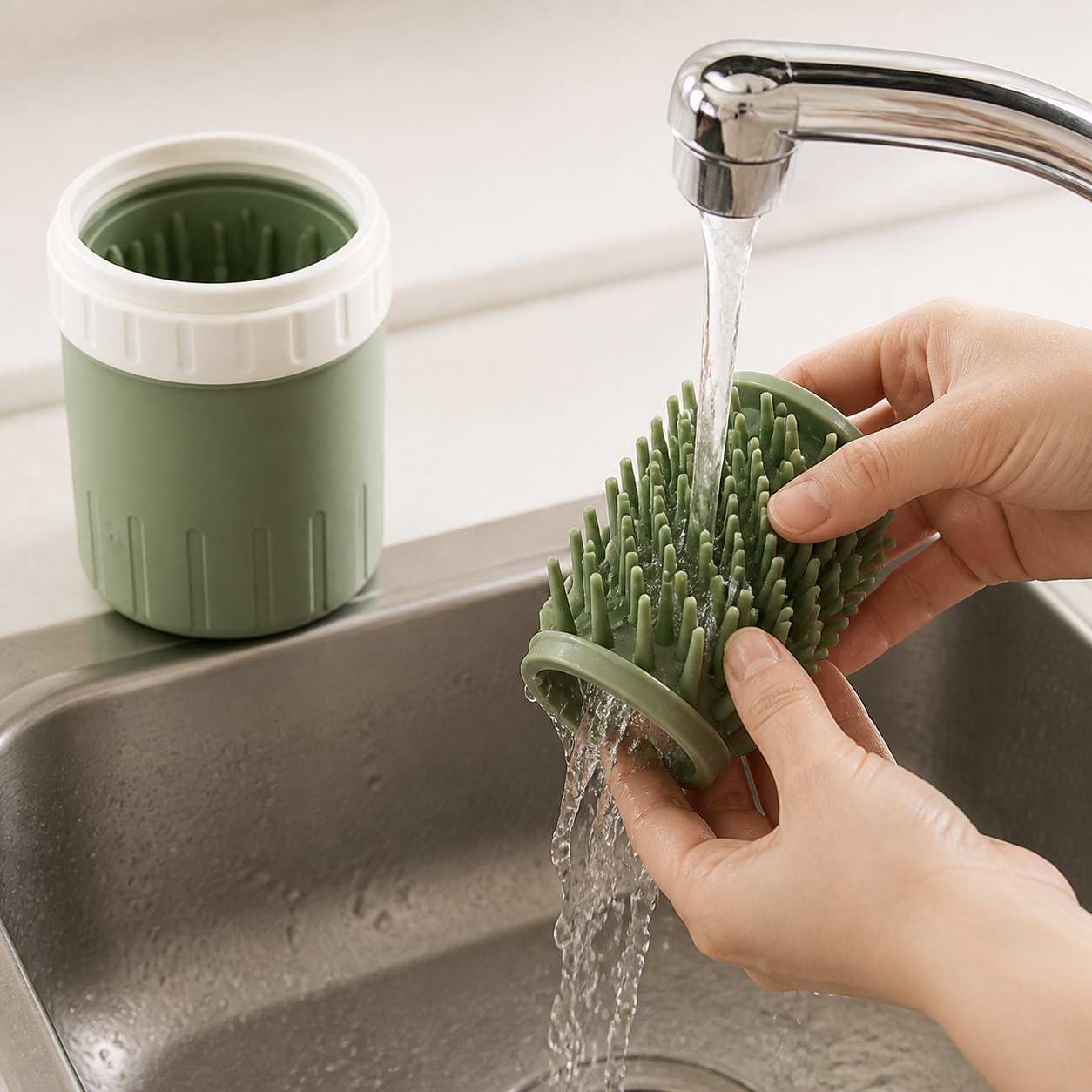 PawWash – Nettoie-pattes en silicone pour chiens