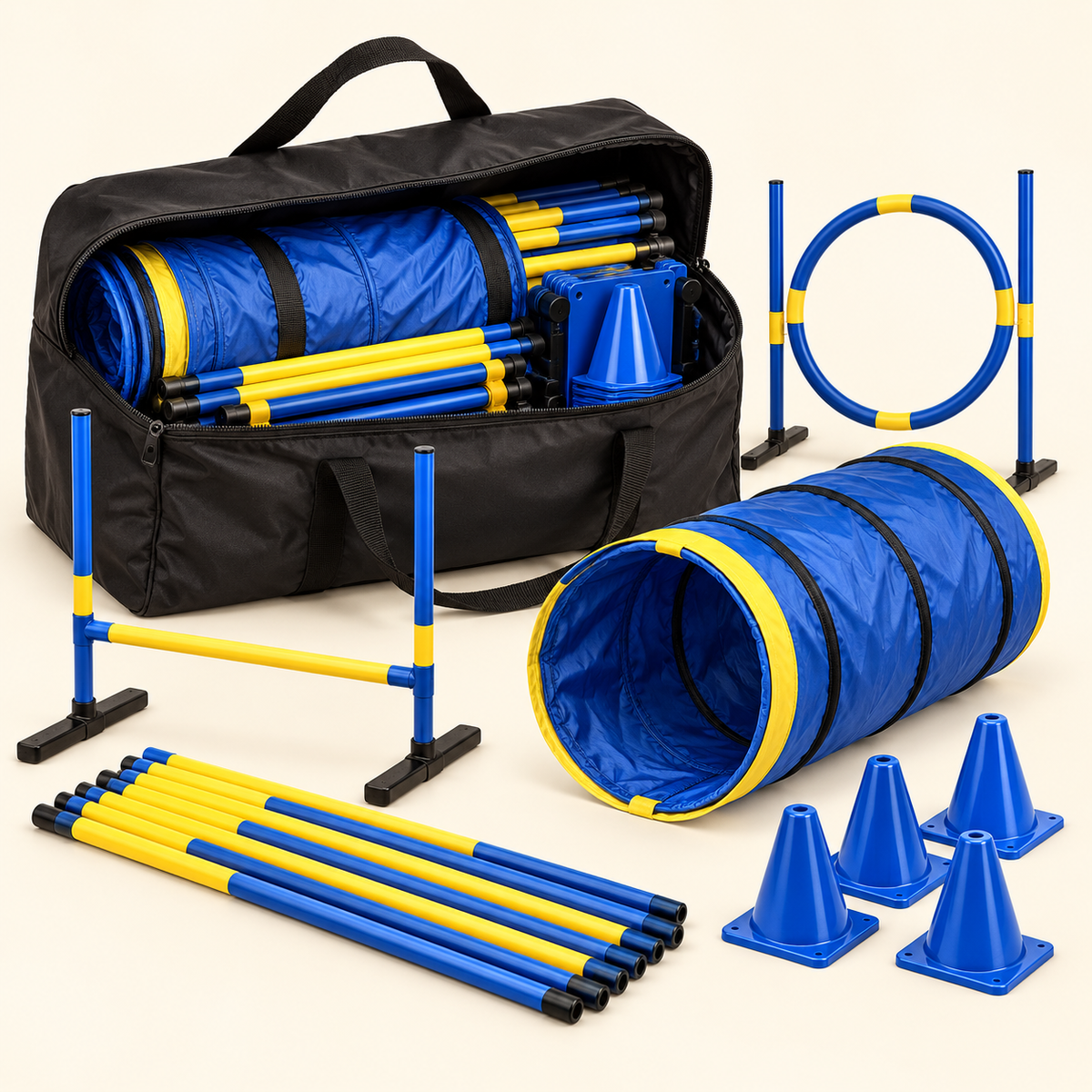 PawAgility – Parcours d’agility complet pour chien