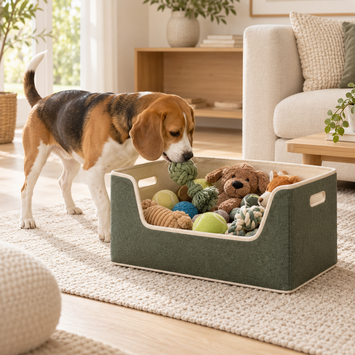 PawBin – Coffre pliable pour jouets