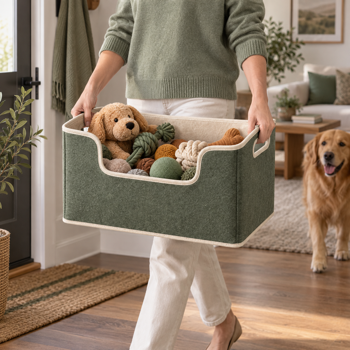 PawBin – Coffre pliable pour jouets