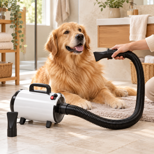 PawBlast – Pulseur-séchoir réglable pour chien et chat