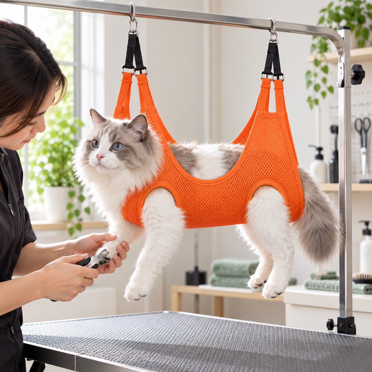 PawCare – Hamac de toilettage pour chiens et chats