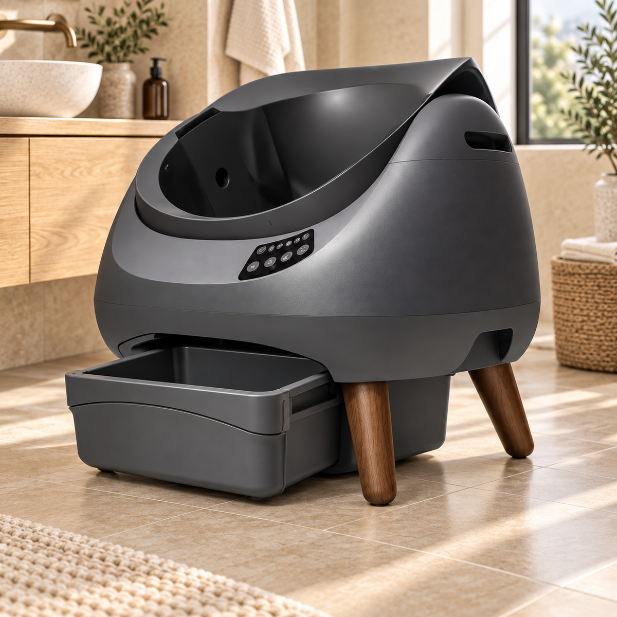 PawClean – Litière autonettoyante connectée pour chat