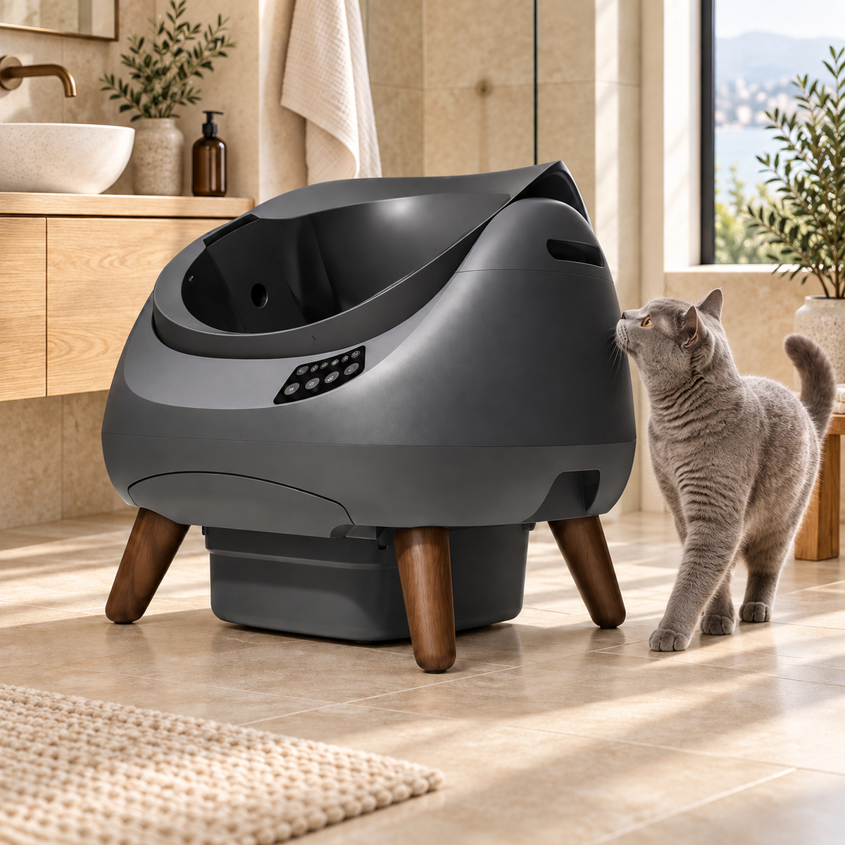 PawClean – Litière autonettoyante connectée pour chat