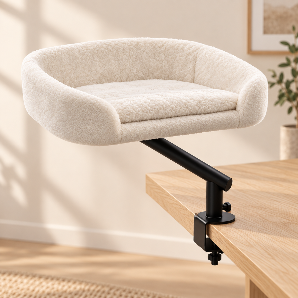 PawDesk – Hamac de bureau rotatif pour chat