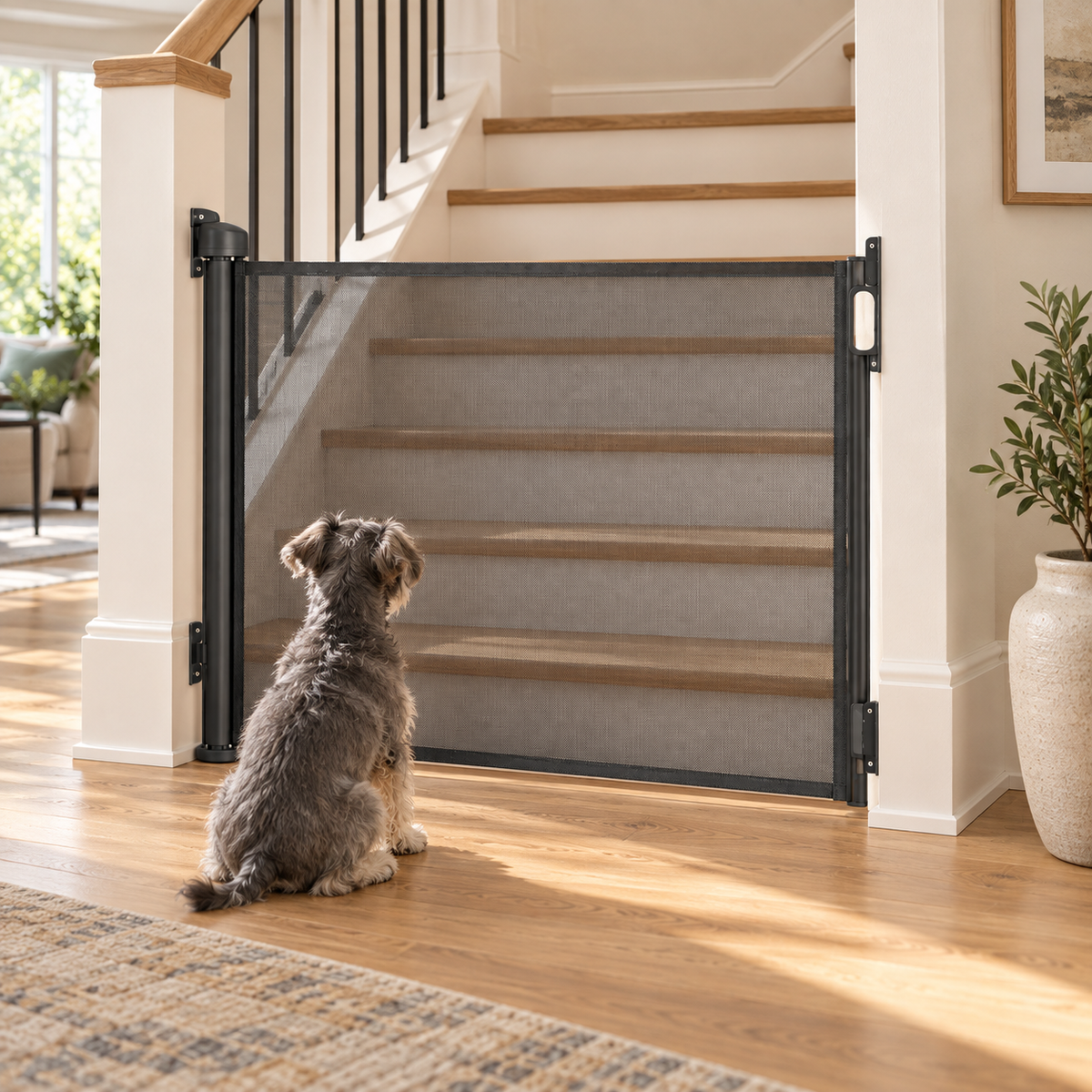 PawGuard – Barrière rétractable pour chiens et chats