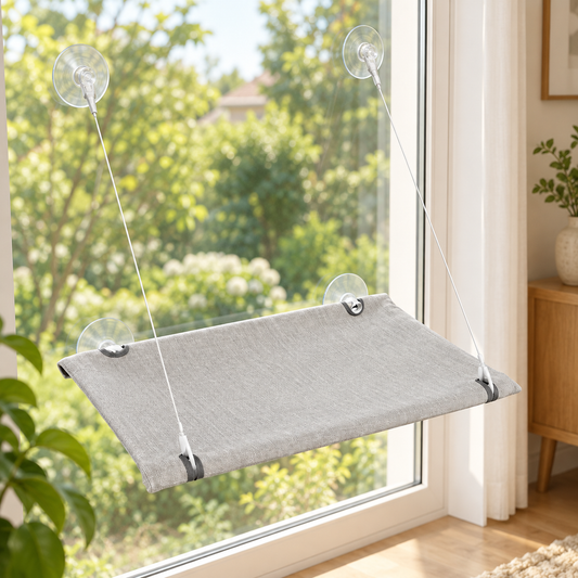 PawPerch – Hamac de fenêtre à ventouses pour chat