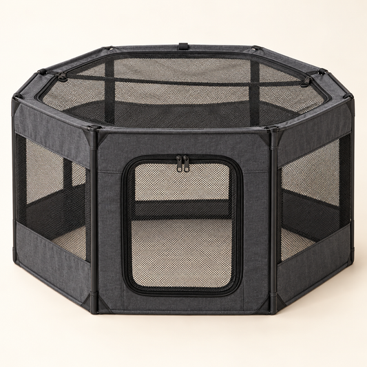 PawPlay – Parc pliable octogonal pour chien et chat