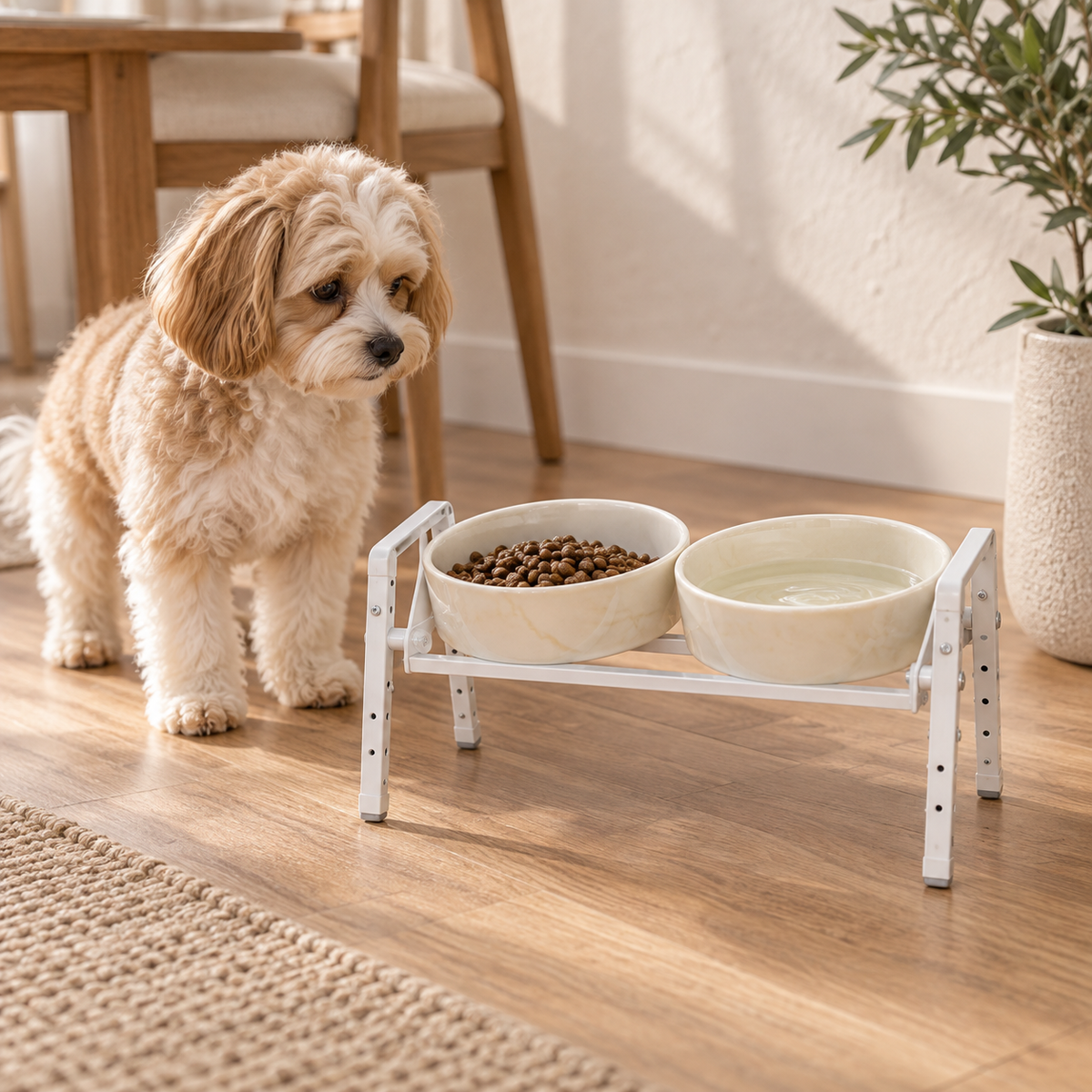PawServe – Gamelle double surélevée pour chat et petit chien