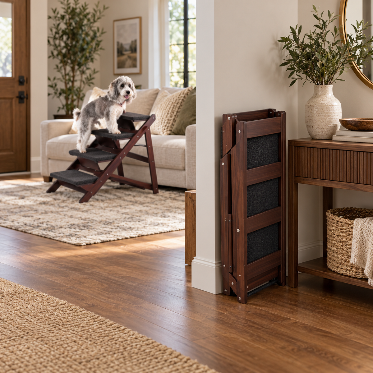 PawStep – Escalier convertible en rampe pour chien et chat