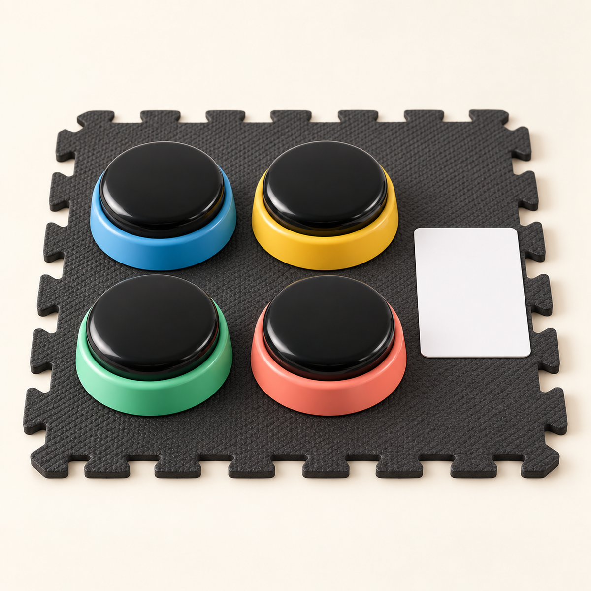 PawTalk – Boutons de communication enregistrables, lot de 4