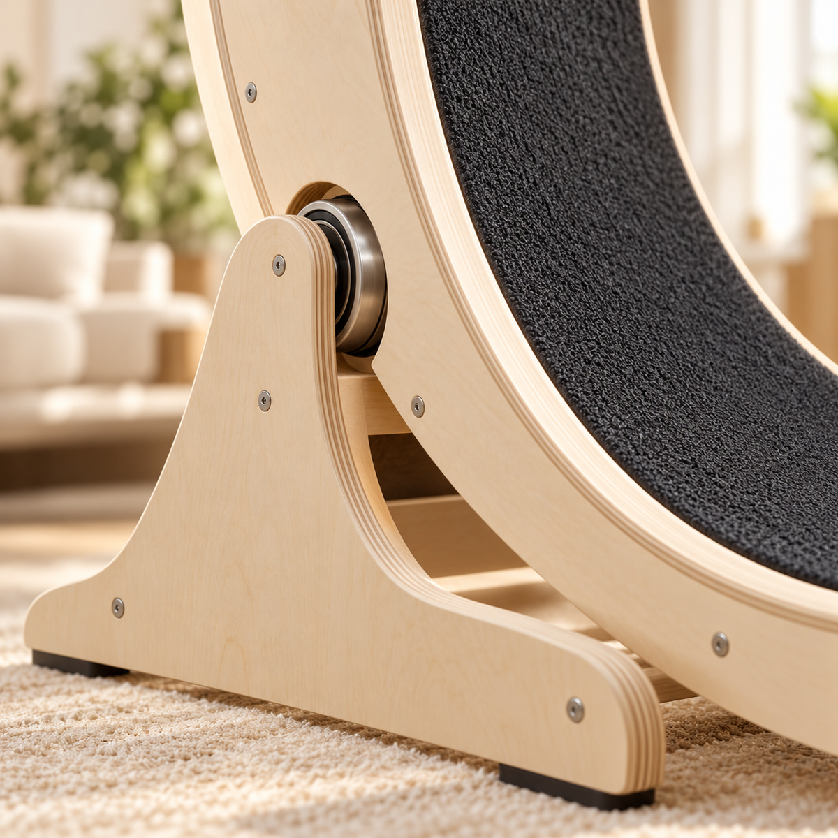 PawWheel – Roue d’exercice silencieuse pour chat